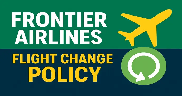 Frontier Airlines Flight Change Policy